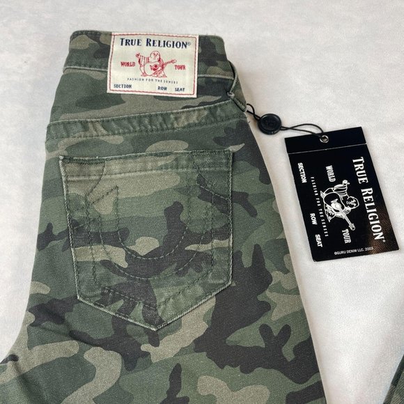 True Religion Women's Halle Camo Skinny Jeans - Picture 6 of 15